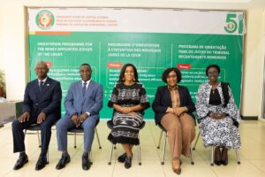 Newly appointed judges of the Community Court of Justice, ECOWAS