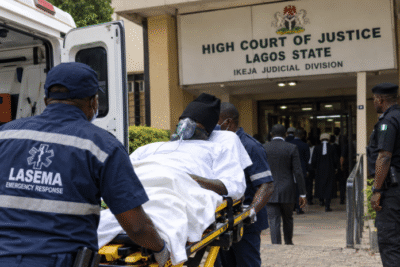 KC Luxury Arrives at Lagos Court in Ambulance as Lawyer Seeks Medical Bail