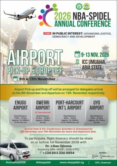 NBA-SPIDEL Announces Airport Transfers for DelegatesAnnounces Airport Transfers for Delegates