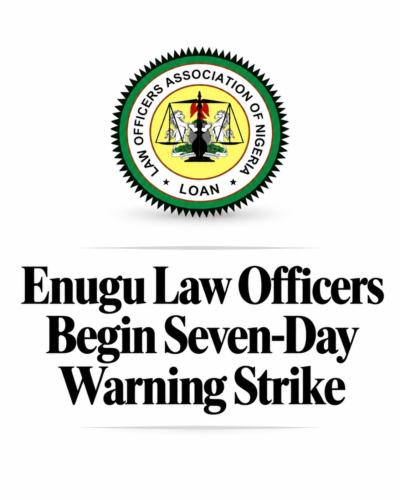 Enugu Law Officers Begin Seven-Day Warning Strike
