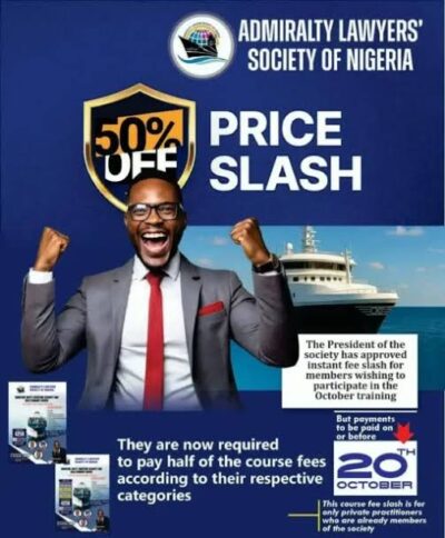 Admiralty Lawyers Slash Maritime Training Fees by 50%